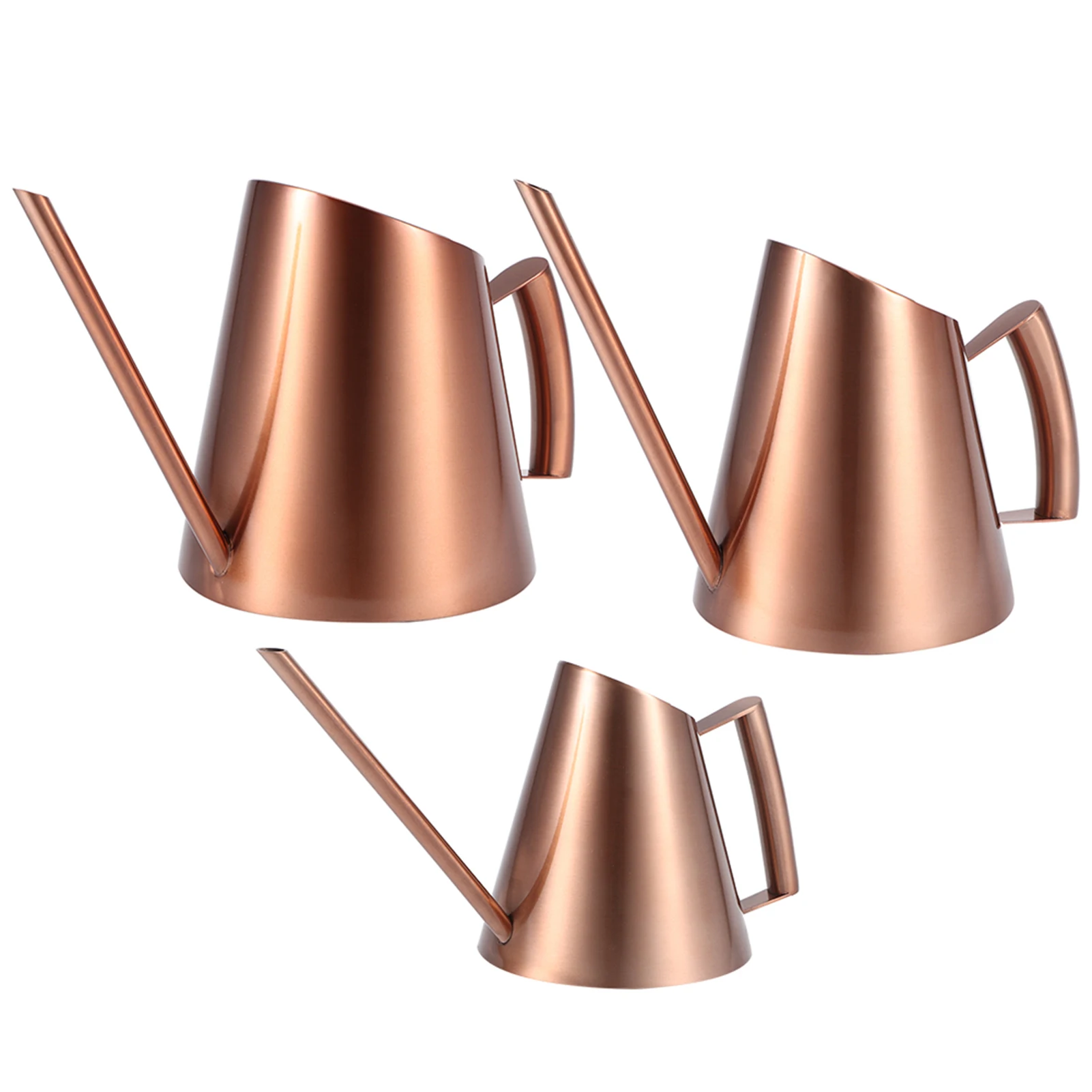 400/900/1500ml Household Stainless Steel Watering Can Pot Garden Green Plant Flower Watering Kettle Bronze Garden Accessories