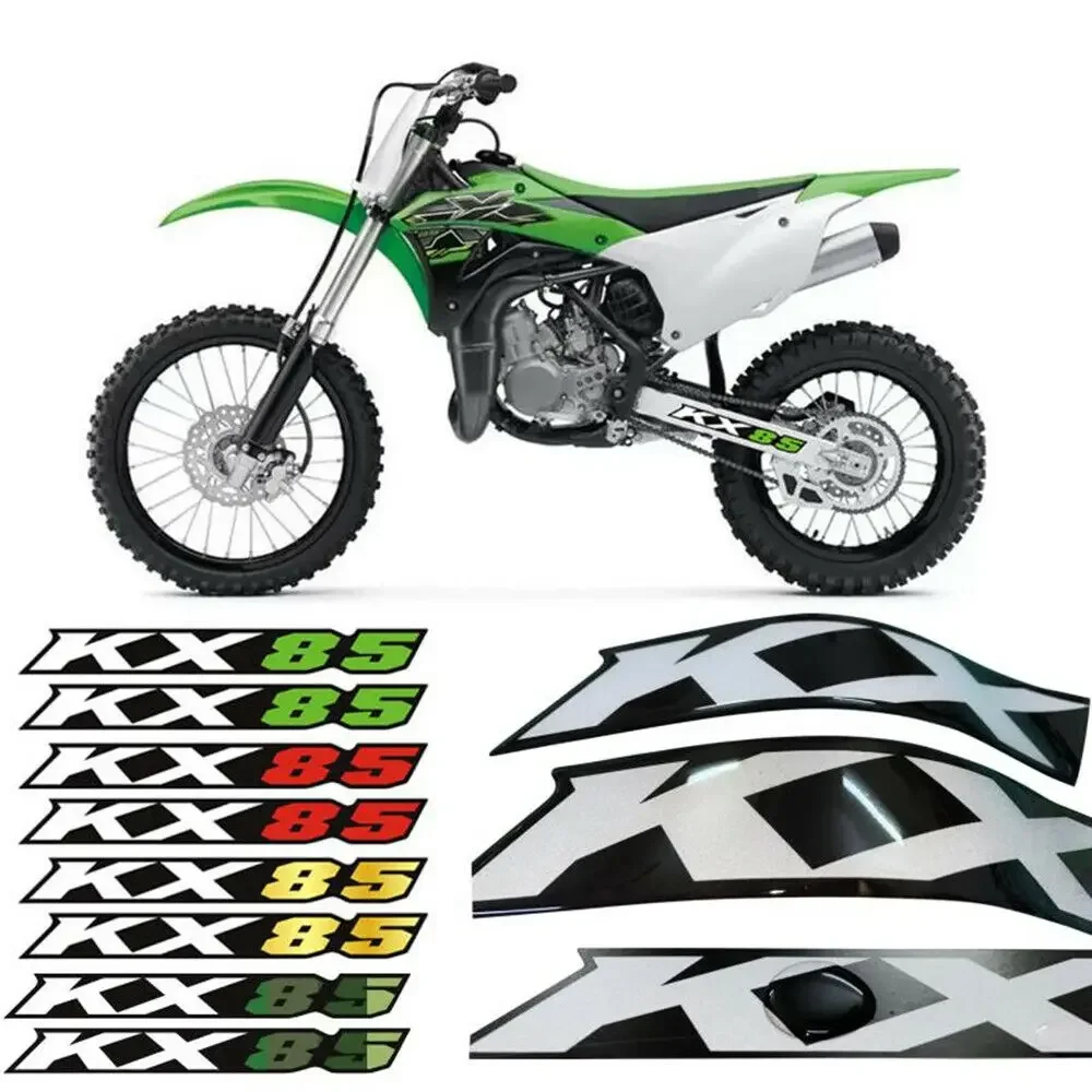

Для KAWASAKI KX85 2001-2022 KX 85 3D клей маятник Air Box отражающие наклейки наклейки