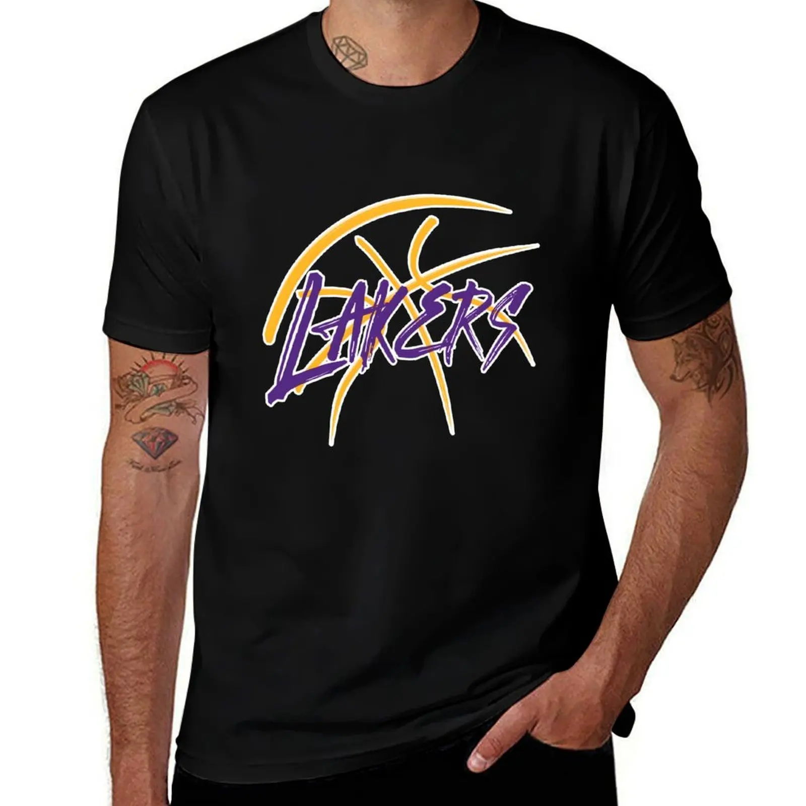 

Lakers- NBA T-Shirt anime shirt man t shirt funny meme t-shirts plain white t shirts men
