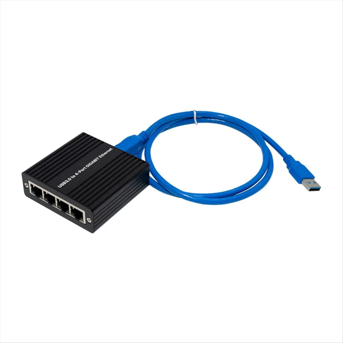 “QUALITY EXCELLE“ST7491 RJ45 Gigabit Ethernet Adapter USB3.0 to 4-Port LAN Gigabit Ethernet USB for Gaming Network Card RTL8153