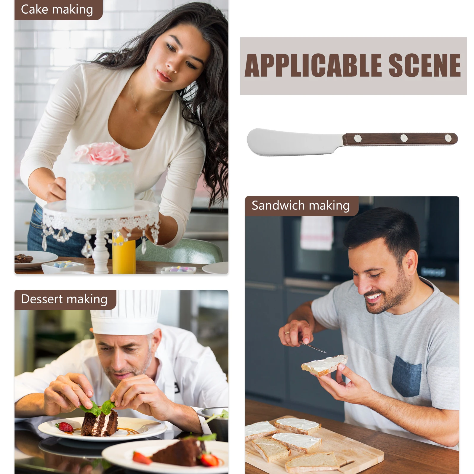 

Ergonomic Cheese Slicer Portable Butter Spreader Wear-Resistant Compact Kitchen Tool Easy Storage Household Jam Spatula Salad