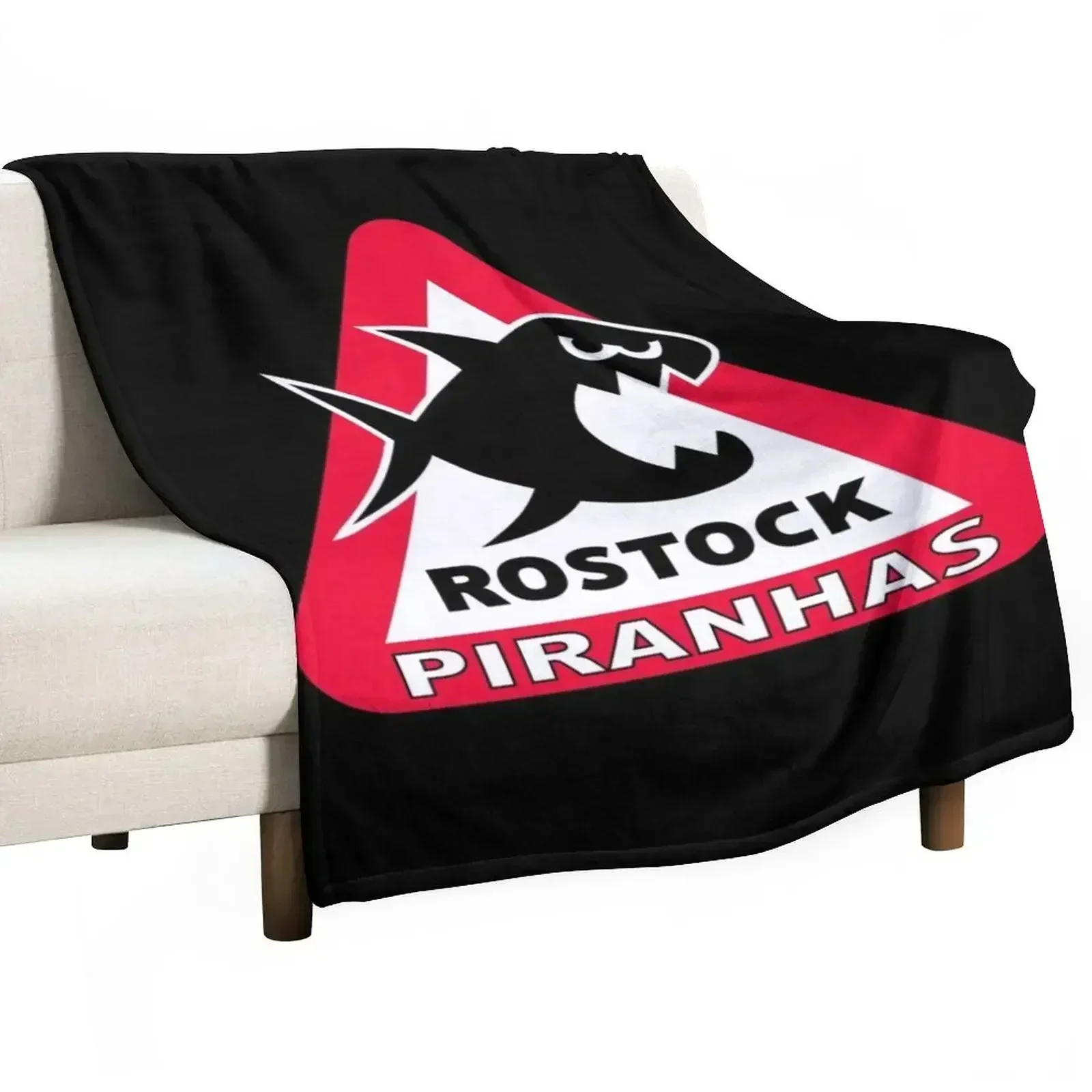 Rostock Piranhas Throw Blanket bed plaid Decoratives christmas decoration For Sofa Thin Luxury Brand Camping Blankets