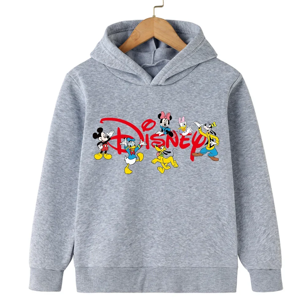 Camiseta de algodón con estampado de dibujos animados para niños, camiseta de manga corta con cuello redondo, estampado de Disney, Mickey Mouse, casa de club, moda de verano