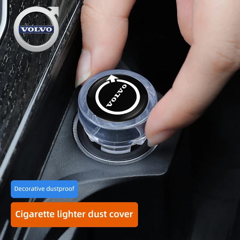 

For Volvo Car Outlet Cigarette Lighter Cover Socket Plug Cap For Volvo XC90 V90 V60 XC60 V40 EC40 EX40 S80 S60 S90 C40 XC40 V70