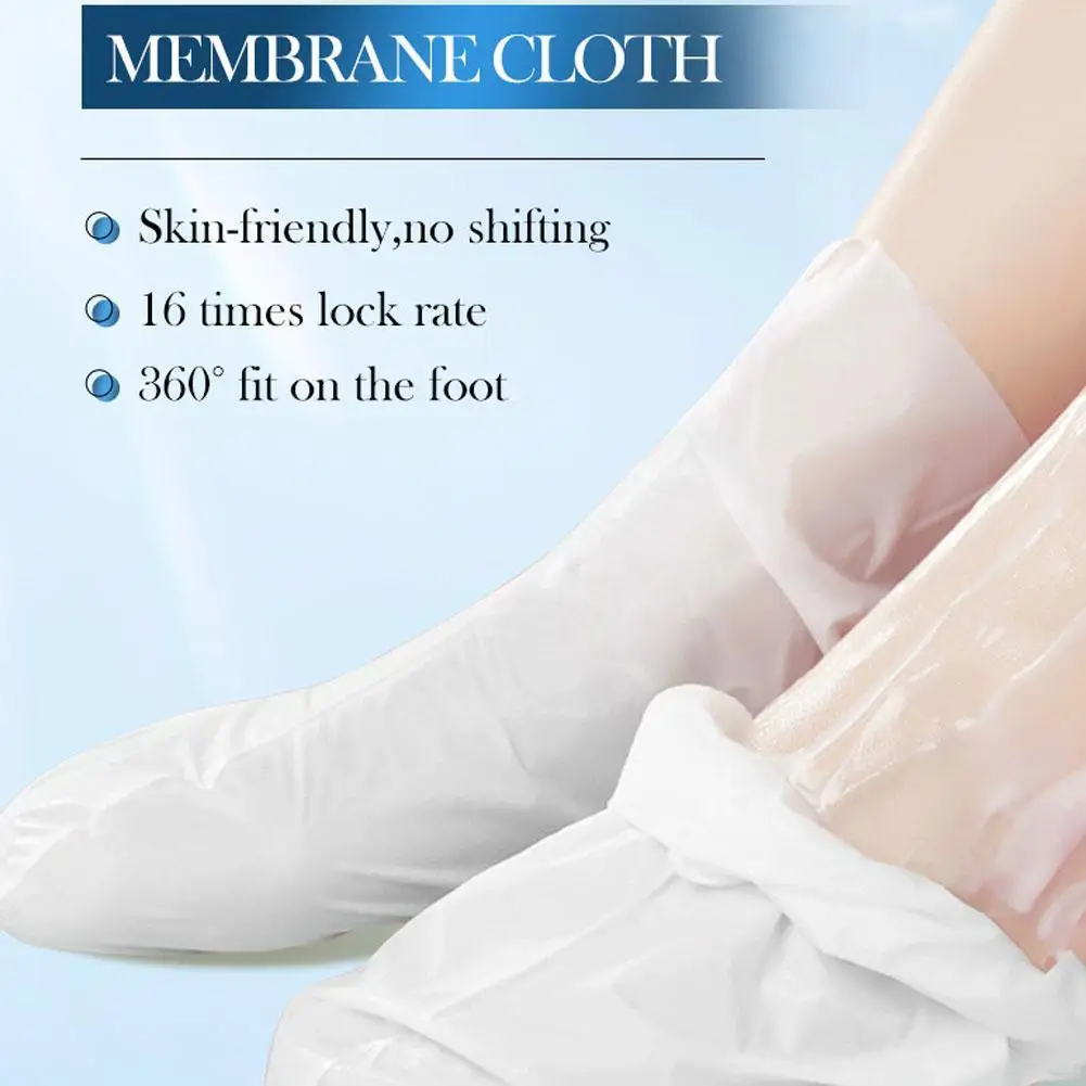 

Hot Exfoliating Vitamin E Foot Mask Remove Dead Skin Foot Peel Mask Socks for Dry Rough Anti Cracked Moisturizing Foot Care