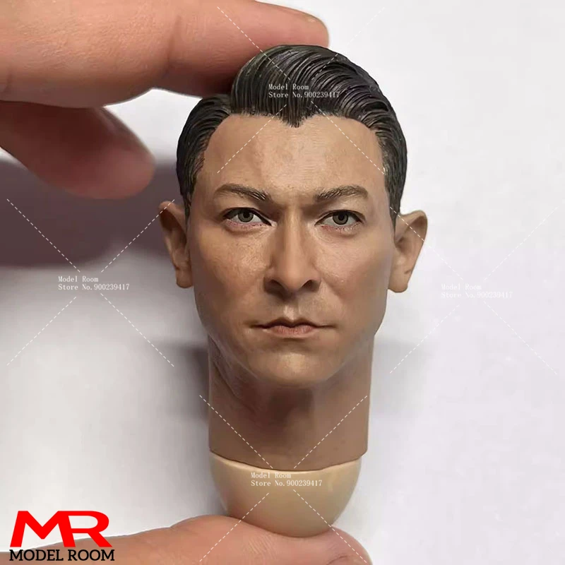 1/6 Scale Hong Kong Singer Andy Lau Head Sculpt Carving Model Fit 12-inch Male Soldier Action Figure Bodies