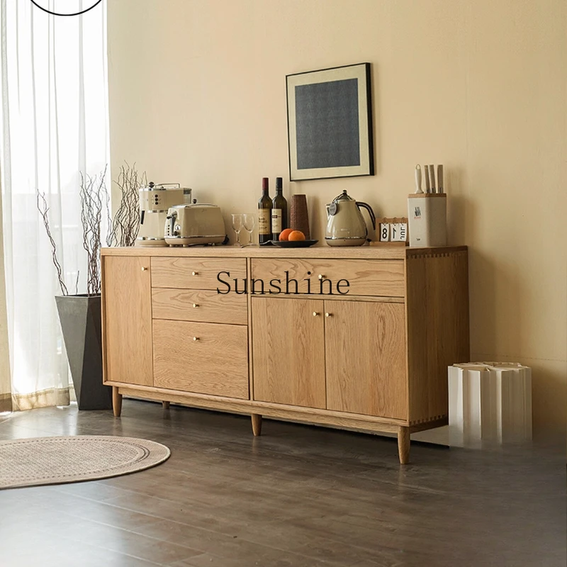 

Japanese-style living room locker, simple storage, tea cabinet