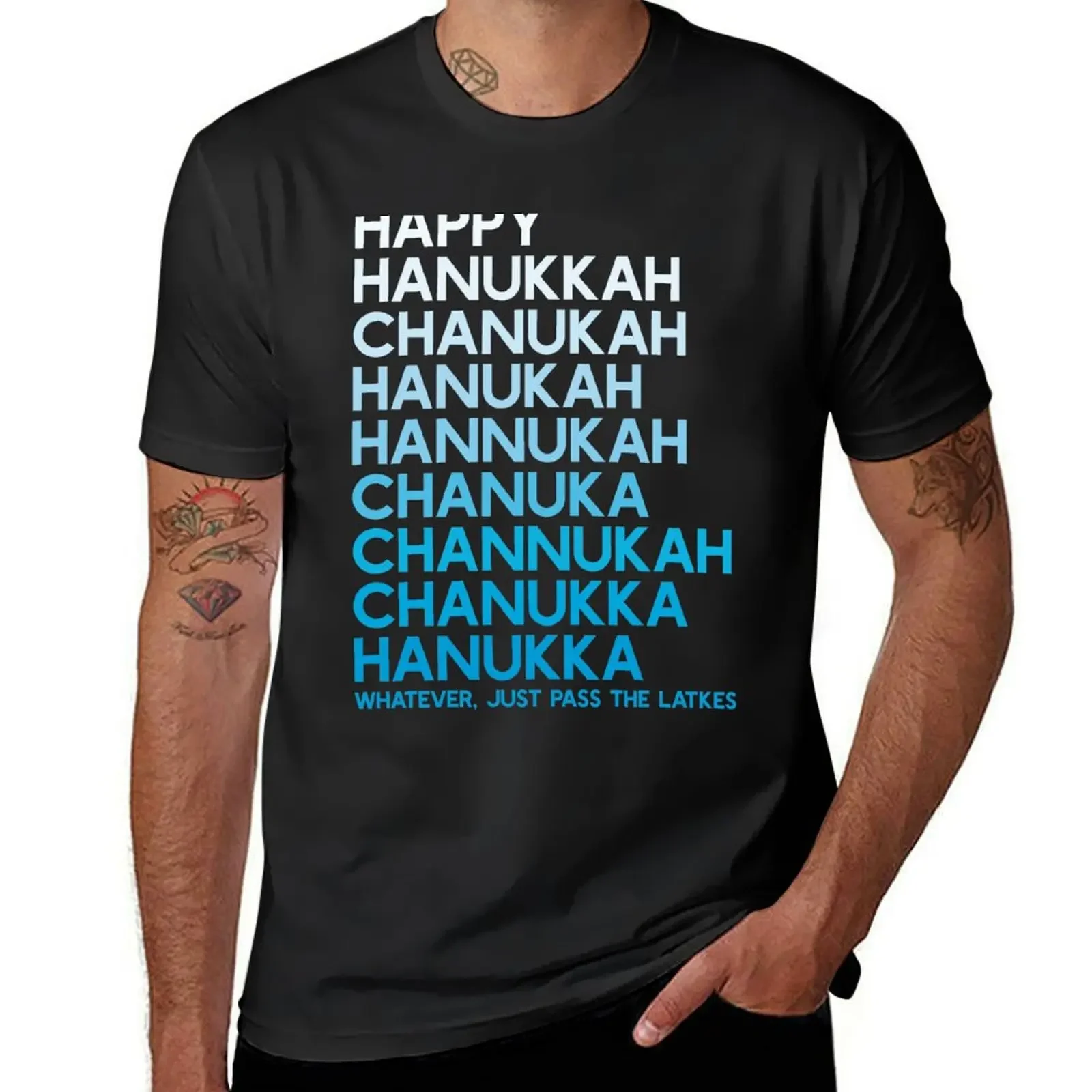 

Hanukkah Spelling Shirt T-Shirt T-shirts man valentines clothes basketball graphic tees men t shirts