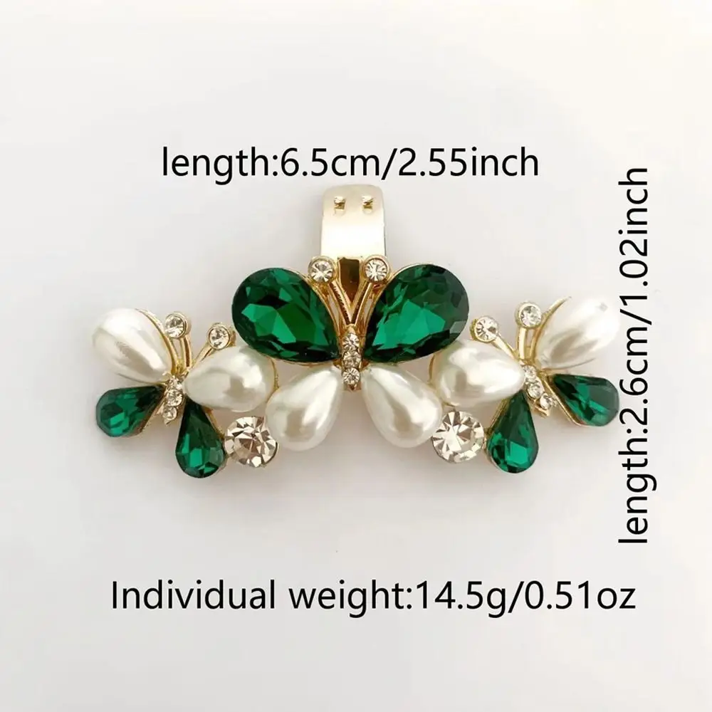 مشابك أحذية لؤلؤية لامعة بأحجار الراين قابلة للإزالة بإبزيم ساحر كريستالي لتزيين أحذية العروس لحفلات الزفاف #5