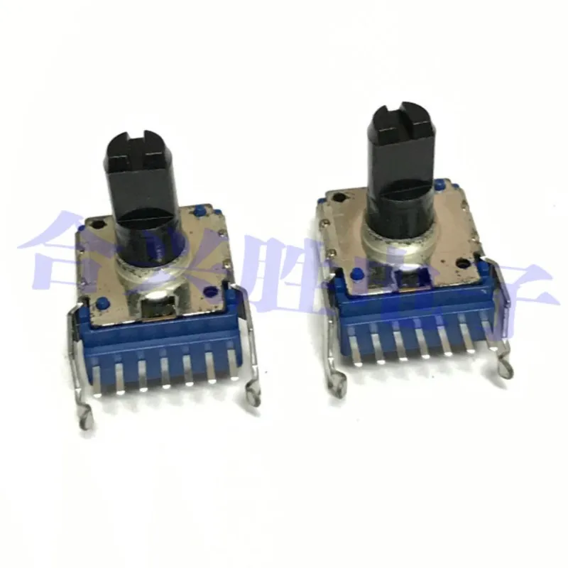 1PCS Rotary Potentiometer RK14 Type Double B50K Electronic Organ Audio Amplifier Volume Potentiometer 7Pin Shaft Length 13MM