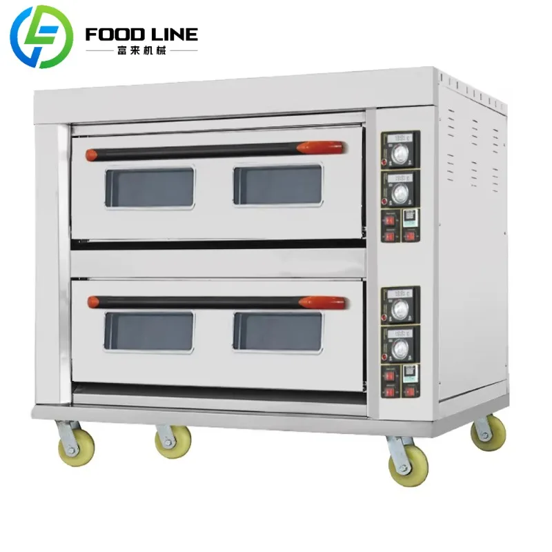 Custom Electric Deck Oven Commercial Bakery Deck Oven With Steam Gas Deck Oven For Professional Bakery Use
