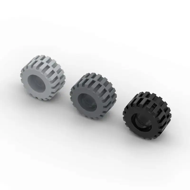 MOC 10PCS 87697 Tire 21x12mm Adaptive Building Blocks Kit Compatible 6014 Offset Tread Bricks Idea Toys Adults Special Day Gifts