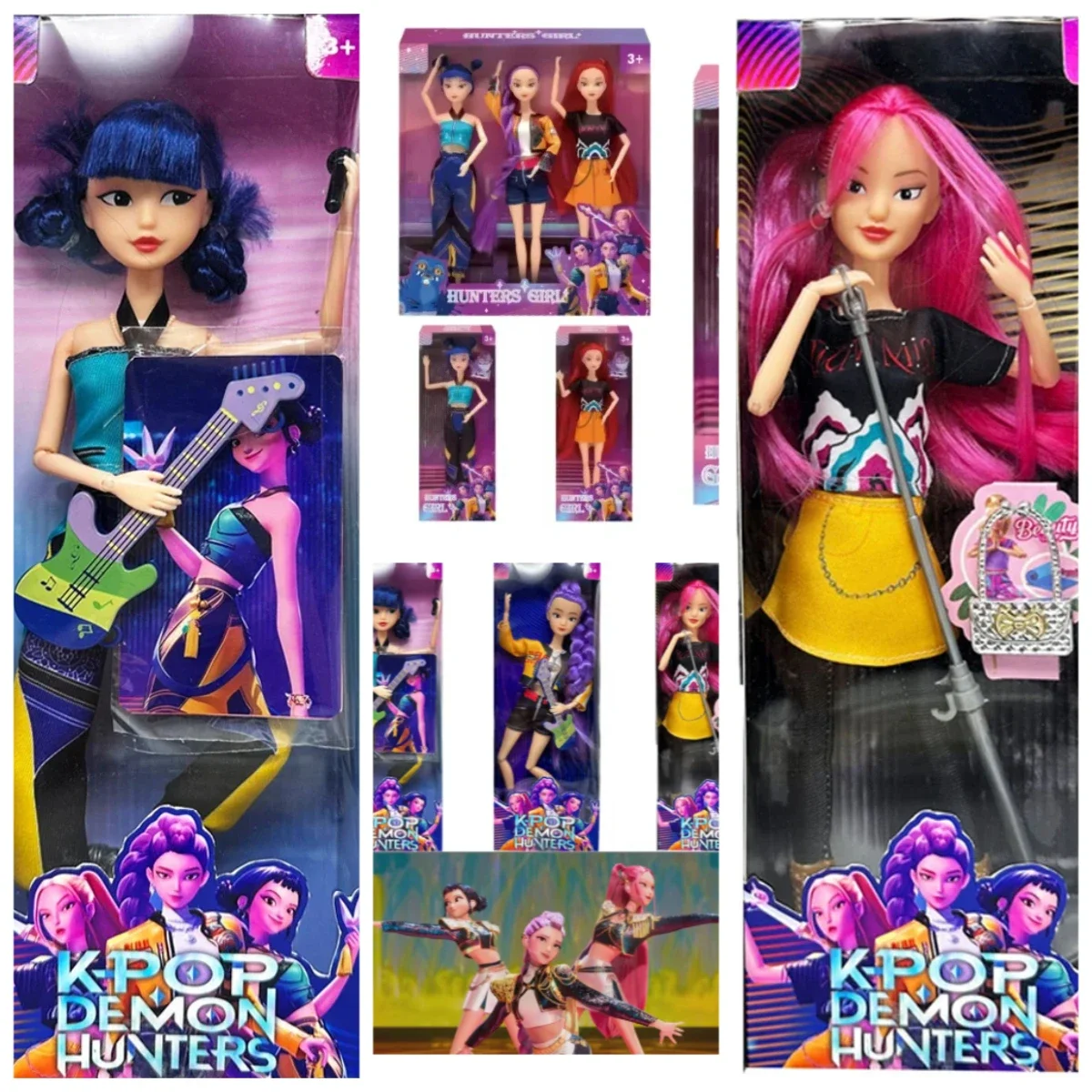 Nuovo Anime Kpop Demon Hunters Doll Figurina in vinile PVC Toy Doll 11 articolazioni sono mobili