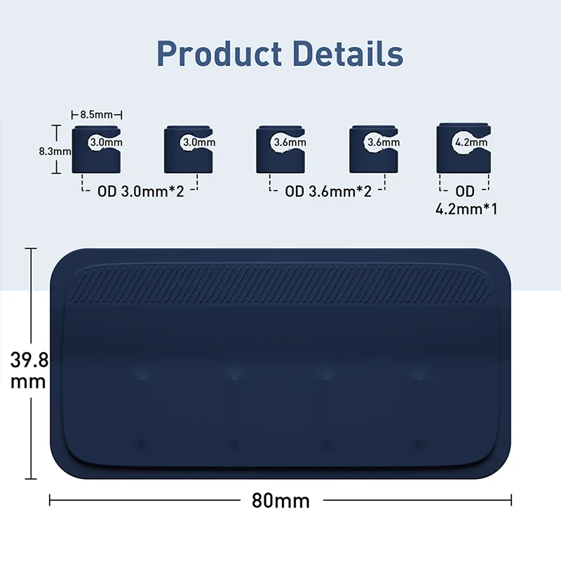 Datenkabel Organizer Desktop Magnetischer Kabelclip Schutz Kabelwickler Reihenstecker Selbstklebender fester USB-Ladeleitungshalter