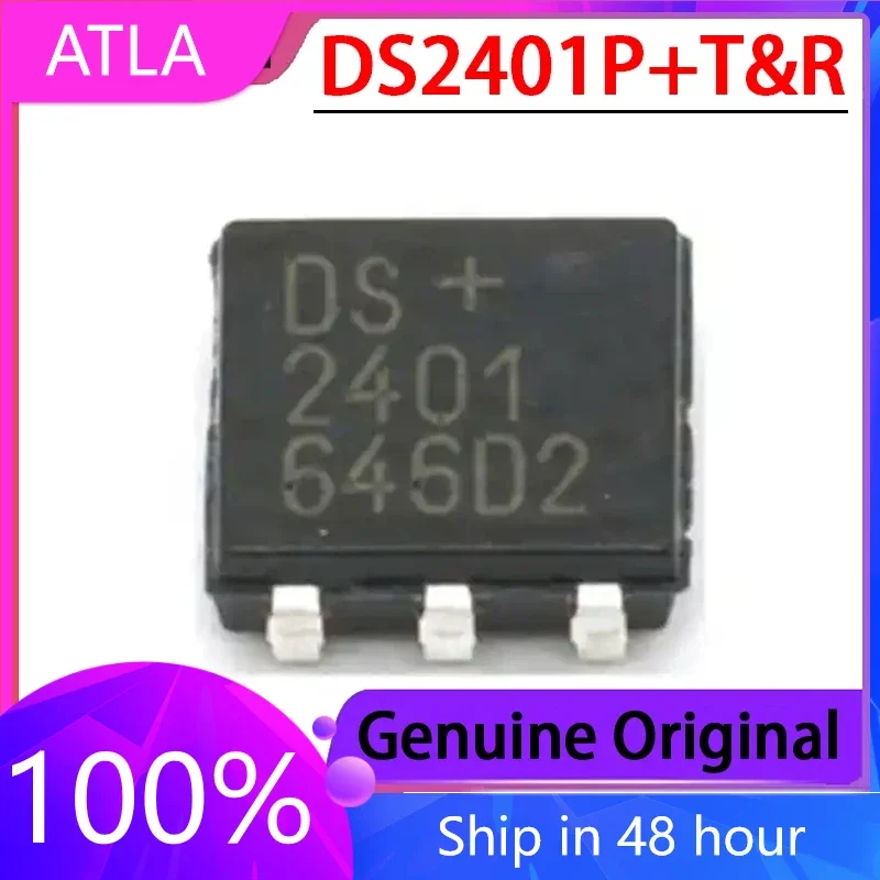 

5PCS DS2401P+T&R DS2401 TSOC-6 Enhanced Silicon Serial Number Security Verification/Encryption Chip Brand New Original