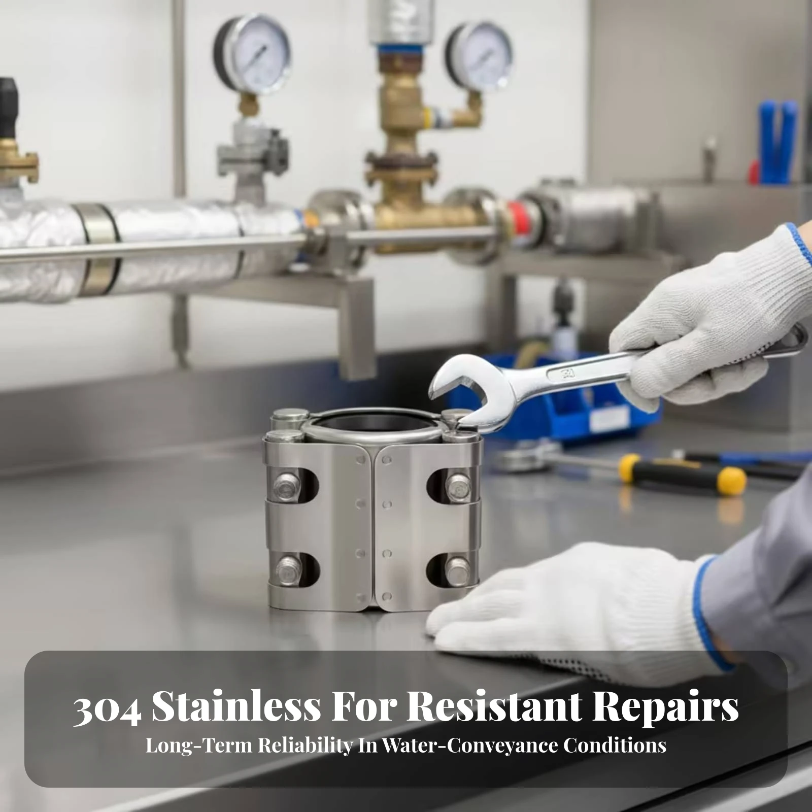 Pipe Repair Clamp Encircling Pipe Leak Repair Clamp Hardware Easy Installation Reliable for Plumbers