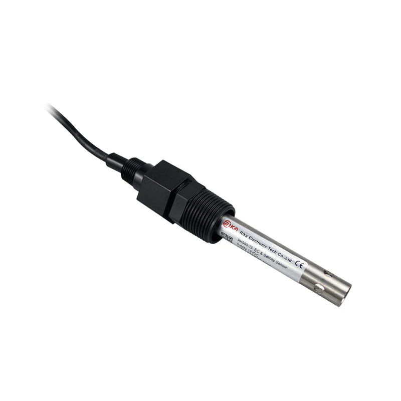 2026 RK500-13 Real-time Measurement Electromagnetic Isolation Graphite Electrode Nylon Fiber Shell Online Liquid EC Sensor for W