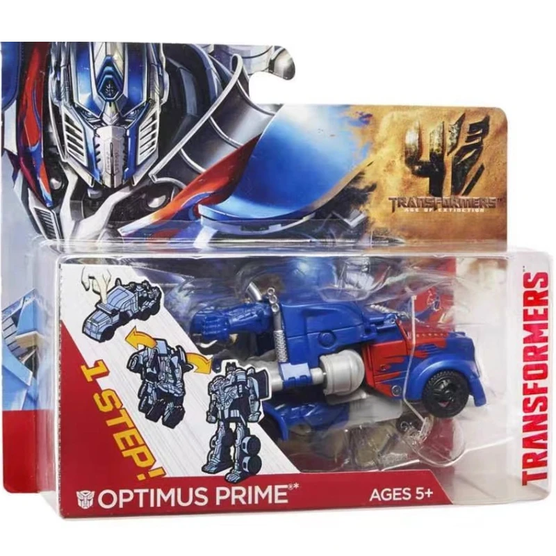 In Stock Movie 4 AOE One Step Transformation Optimus Prime Action Figures Robot Collectible Figures Model Kid Car Toys Gifts