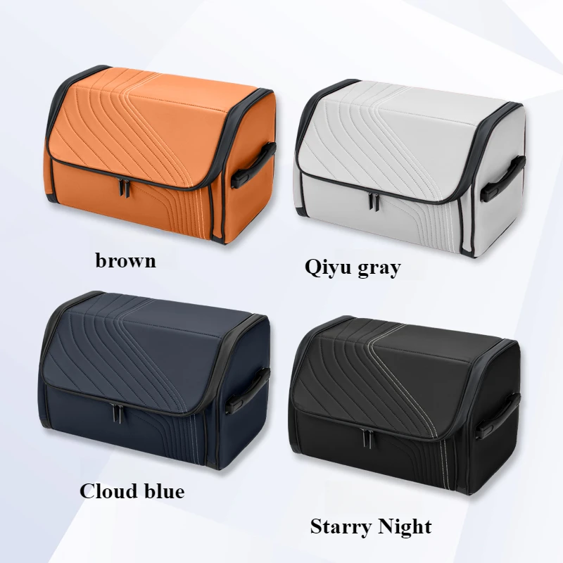 For Xiaopeng G6/G9/X9 Xpeng G6 G9 X9 1PC Dark gray car felt storage box car storage bag enlarged and thickened soft felt storage