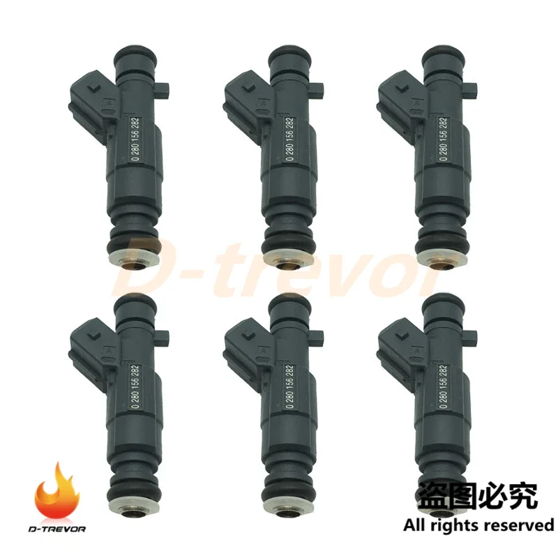 6Pcs OEM 0280156282 Fuel injector Nozzle For Chery Tiggo / A5