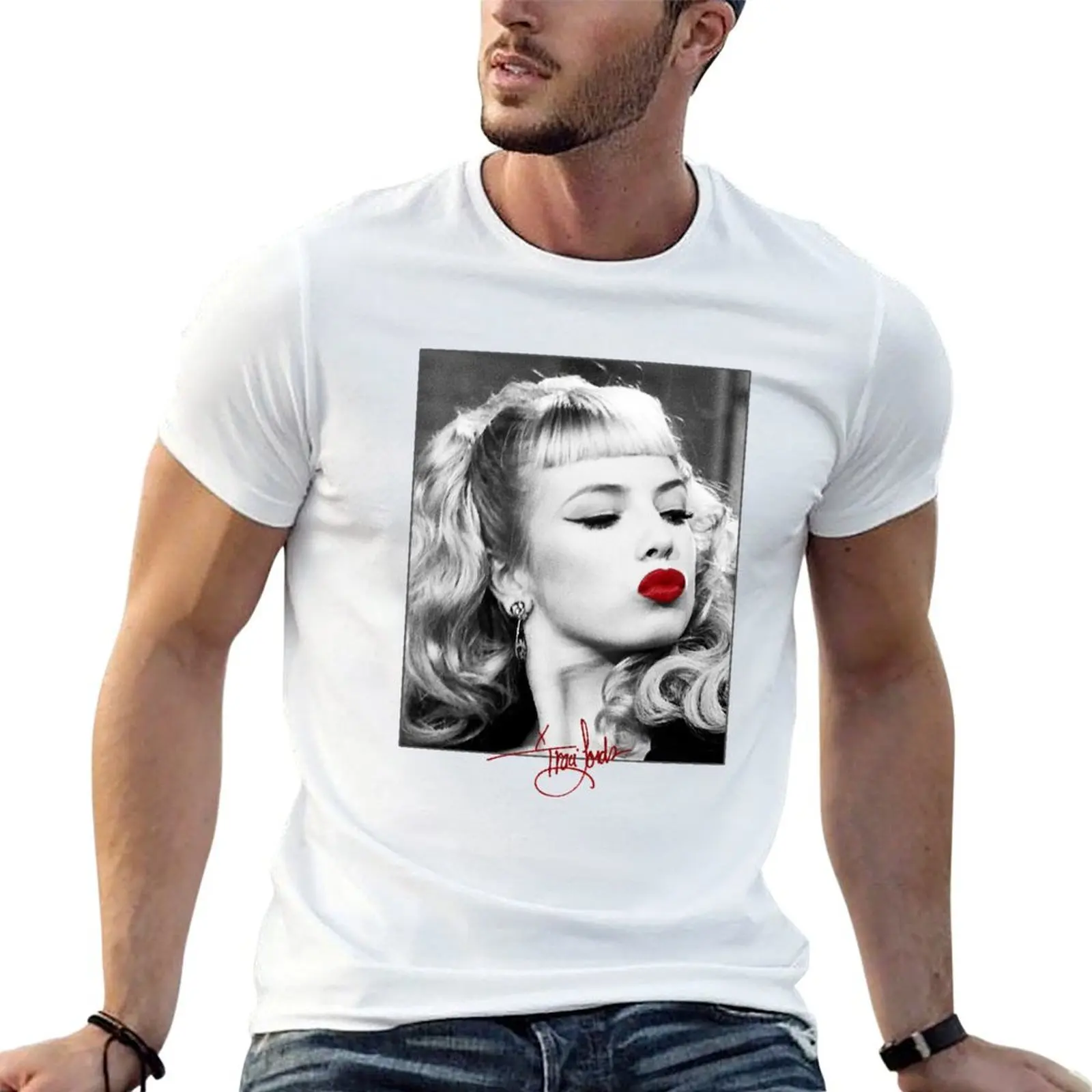 Traci Lords - Wanda Woodward T-Shirt Plus Size Outdoor Casual Top