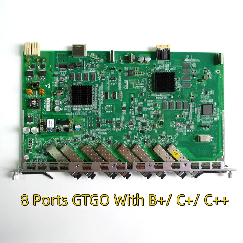 

New Priceofbuy GTGO GPON OLT 8 Ports Service Interface Board with 8pcs B+ C+ C++ Plus SFP Modules for ZTE ZXA10 C300 C320 C600