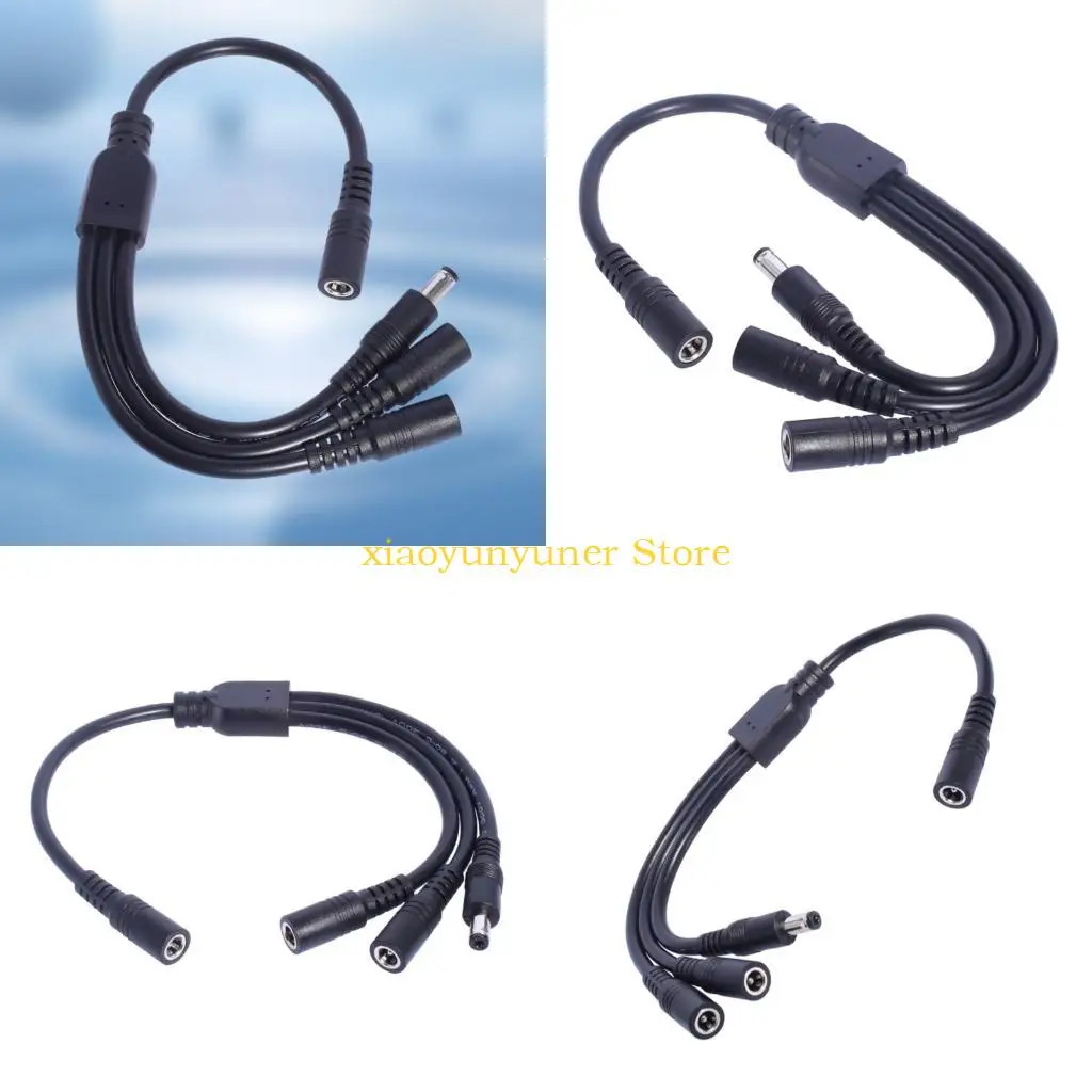 P9JB 30cm DC5521 Power Extension Cable for Security Cameras and LED Lights