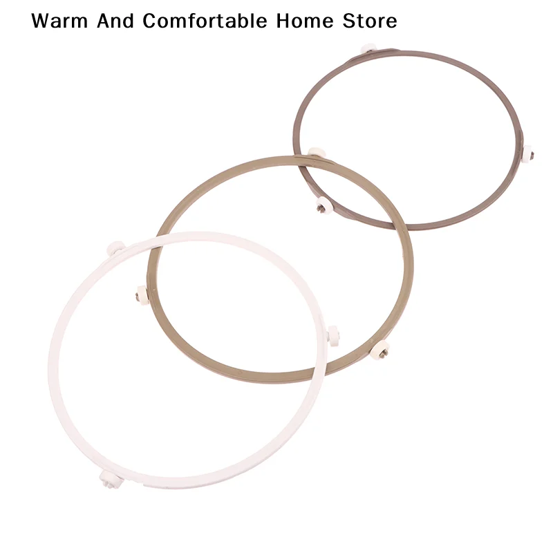 【A】1PC Circle Rotating Ring Support Roller Bracket Microwave Oven Turntable Bracket Glass Turntable Base Plate Tray Holder Stand