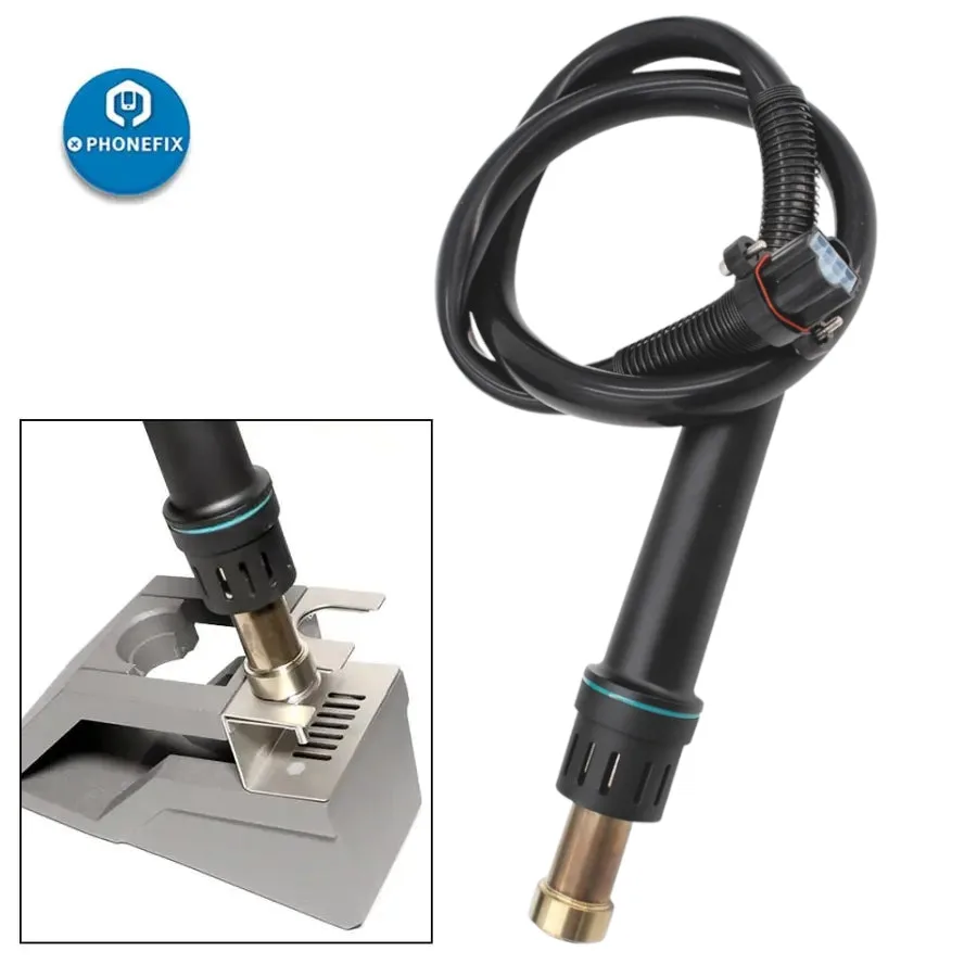 Original QUICK Hot Air Desoldering Handle Assembly Hot Air Gun Desolder Replacement for TR1300A TR1300 TR1350 Rework Tool