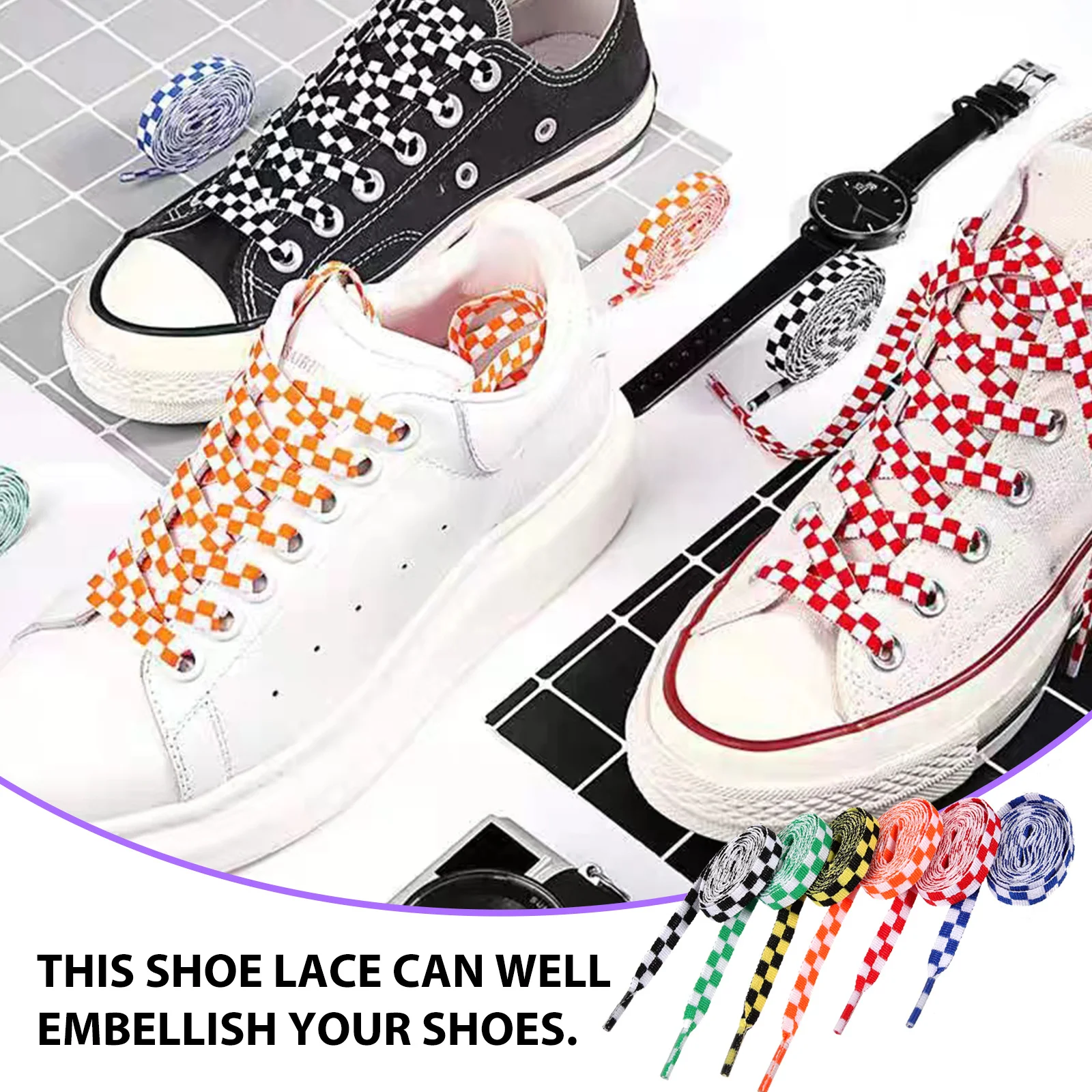 

12 пар плоских полиэстеровых шнурков высокой плотности для кроссовок, декоративные сменные шнурки, многоразовые шнурки для обуви, плоские шнурки для обуви