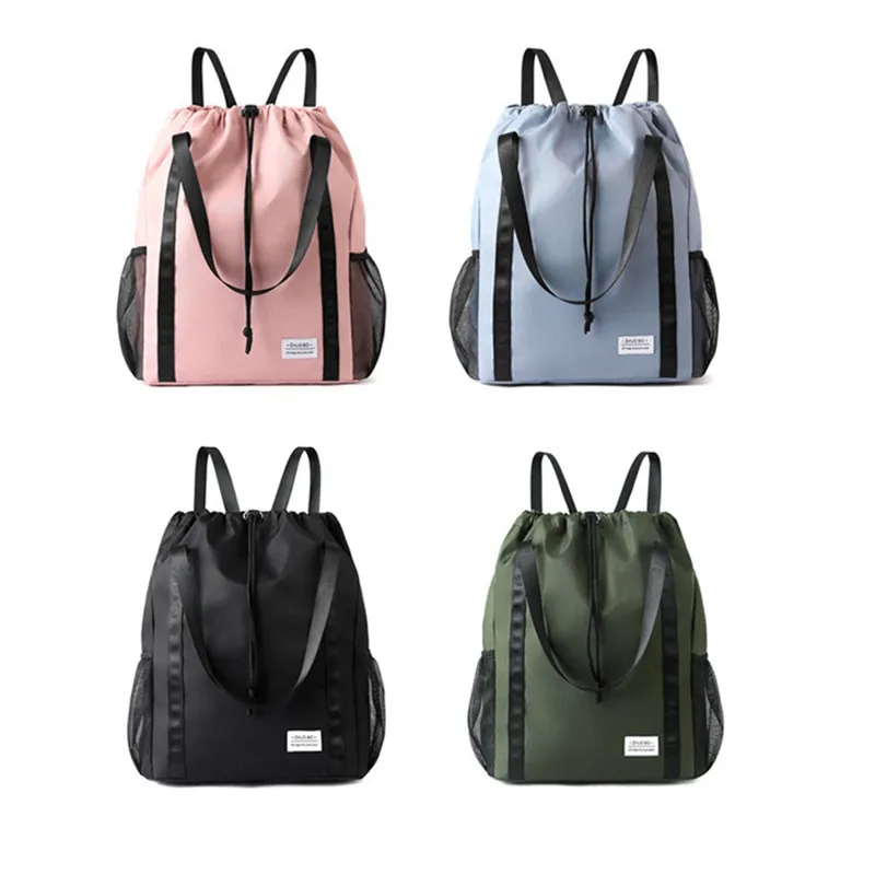 Borsa sportiva da palestra da donna per uomo Borse da viaggio con coulisse Nuoto e tempo libero Fitness Weekend Borsa a tracolla Bolsas Zaino da donna