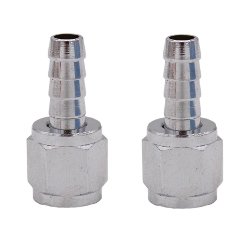 1/4 & 5/16 ID Barbed Swivel Nut Homebrew Kegging Flare Fitting 1/4\