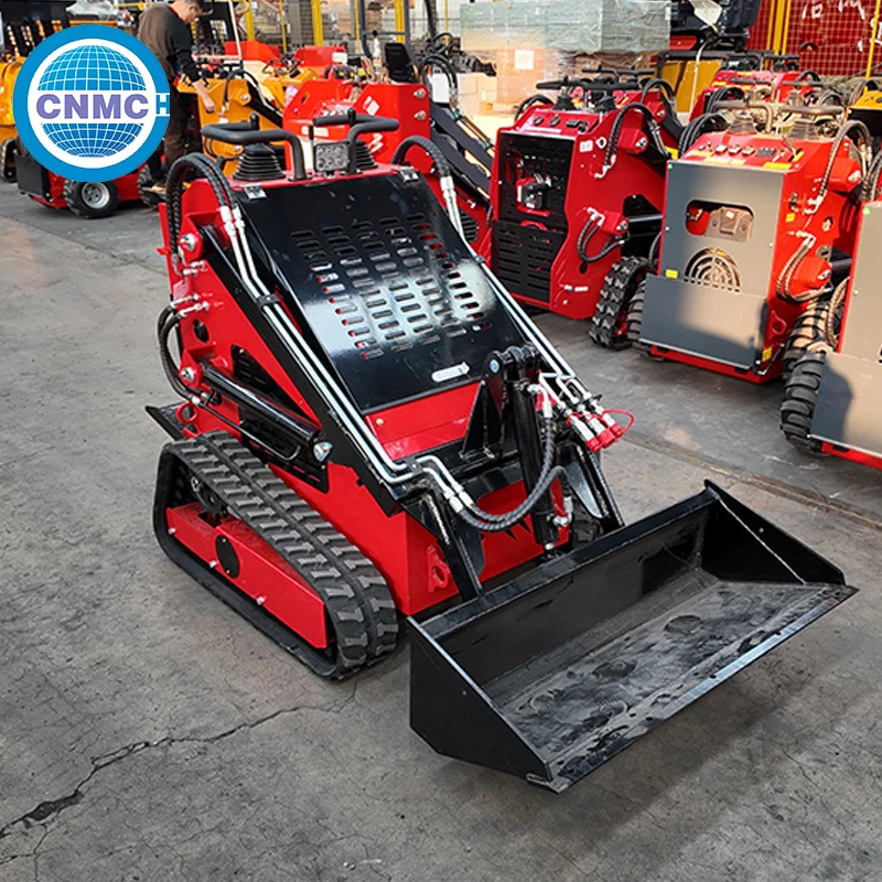

CNM-380 Mini Skid Steer Loader Crawler Compact Stand-on Small Skid Steer Loader CE Certified Customized Skid Steer for Farm