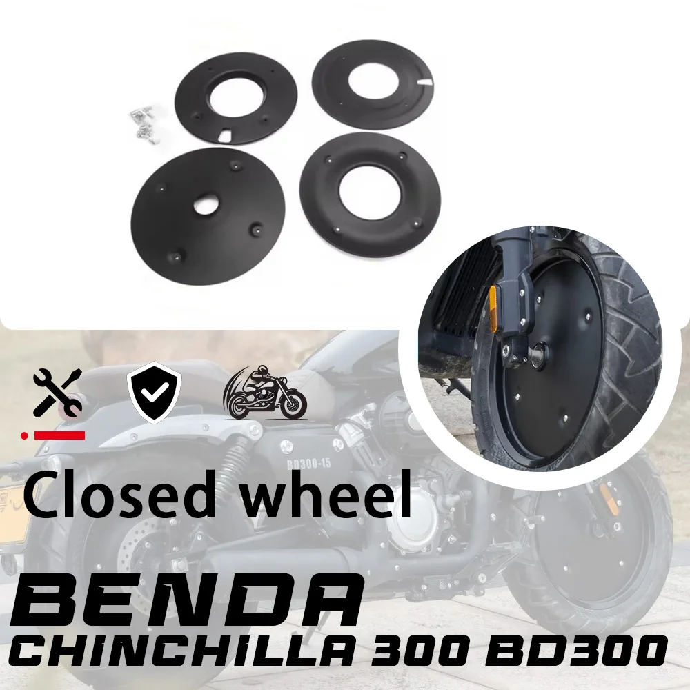 Closed Wheel Hub Protector FOR BENDA Chinchilla 300 BD300 Anti-Mud Anti-Scratch Sturdy Durable Easy Install
