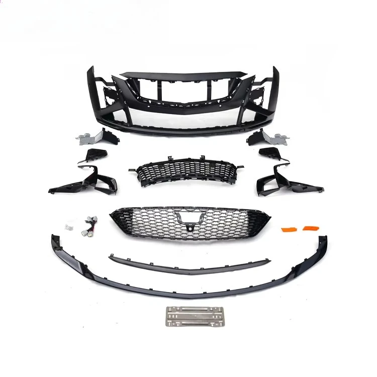 

2024+ CT5 Sedan Upgrade Black Wind Black Hawk Front Bumper Assembly PP Plastic Body Kits For CT5 Bodykit