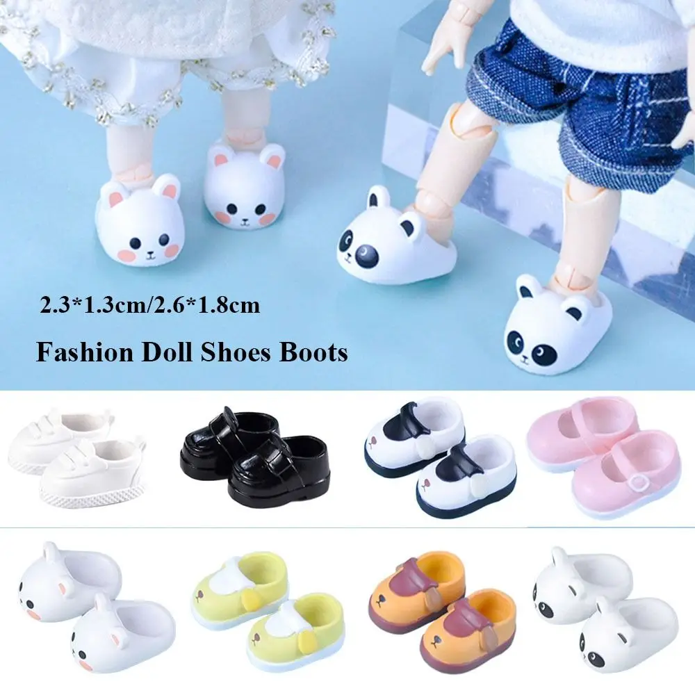 

10 Styles High Quality For ob11 Doll Doll Accessories Fashion Sandals PVC Doll Wear Cute Shoes 1/12 Dolls Shoes