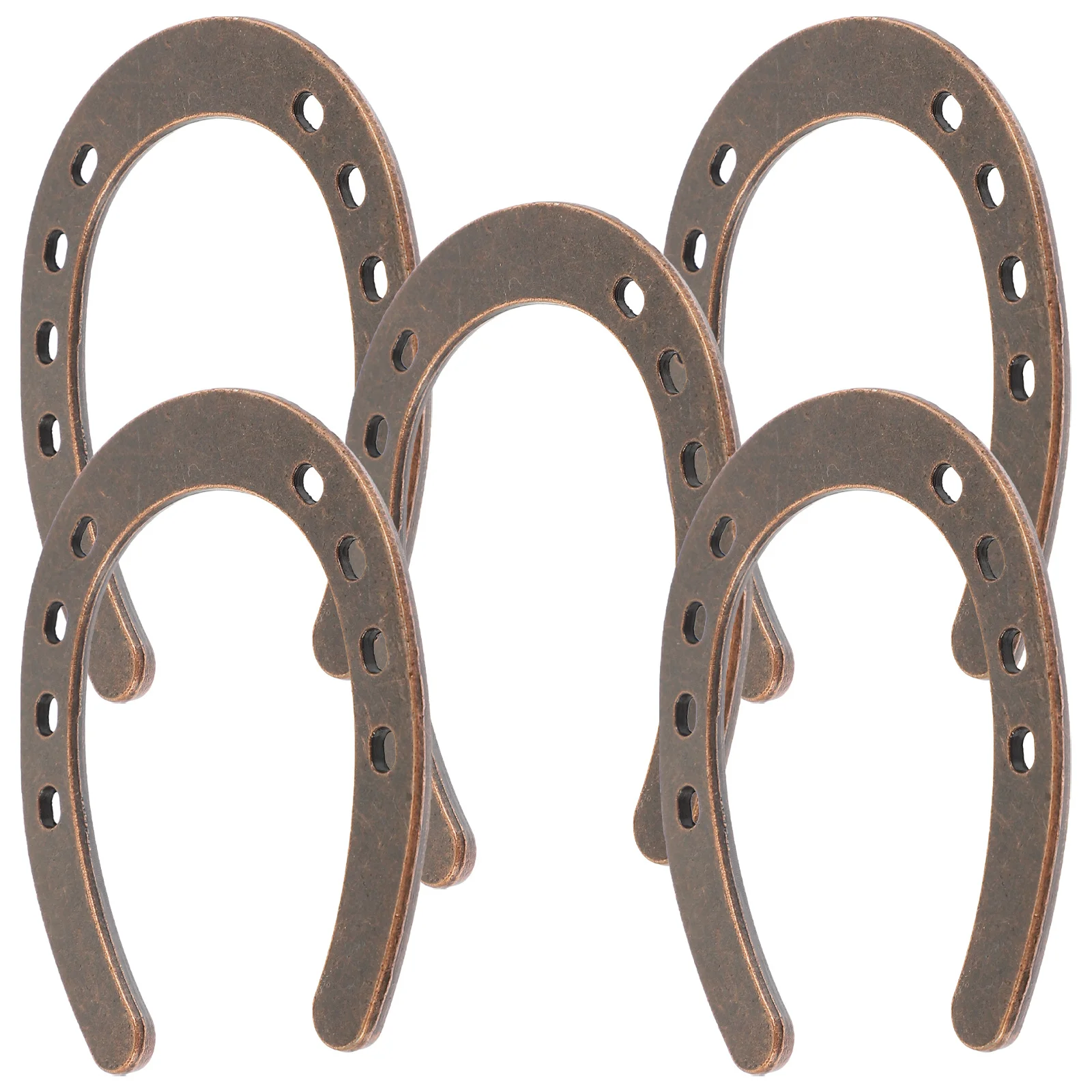 

5Pcs Wall Hanging Sculptures Celebration Decor Eco-Friendly Metal Horseshoe Sculptures