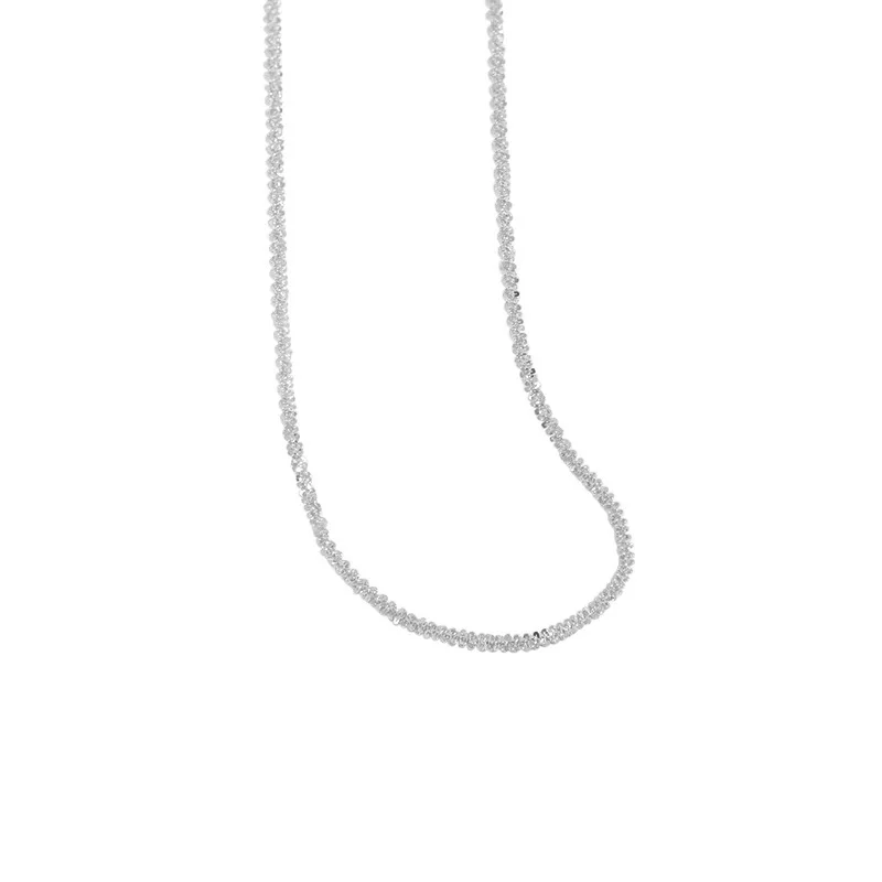 

Luxury 925 Silver Thin 18k Gold Plated Chain Necklace for Women Cauliflower Chain Link Necklace Jewelry Women Gifts Wedding