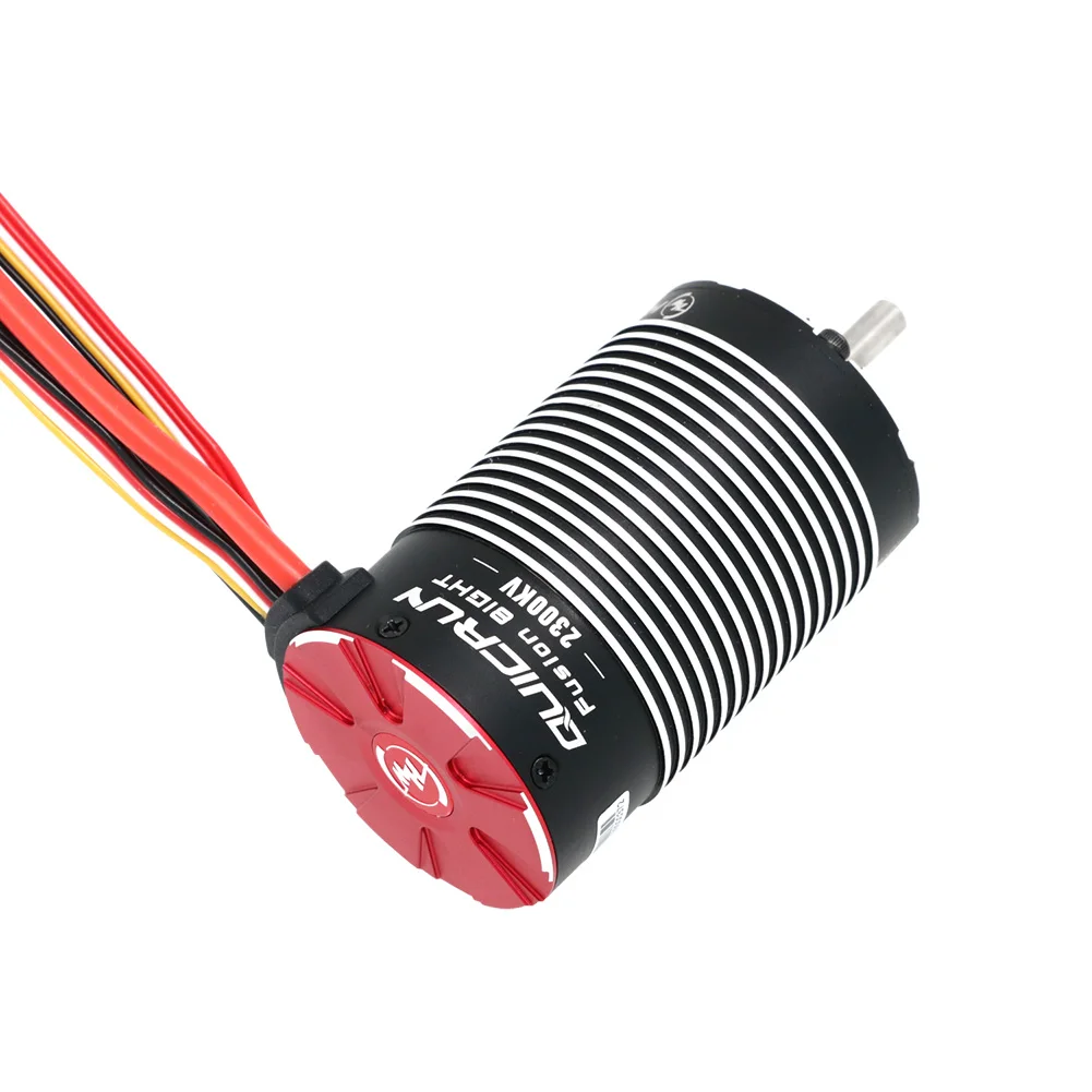 HOBBYWING QUICRUN Fusion 8IGHT 2-IN-1 80A 2300KV محرك مستشعر بدون فرشاة ESC متكامل لـ 1/8 RC Car Rock Crawler