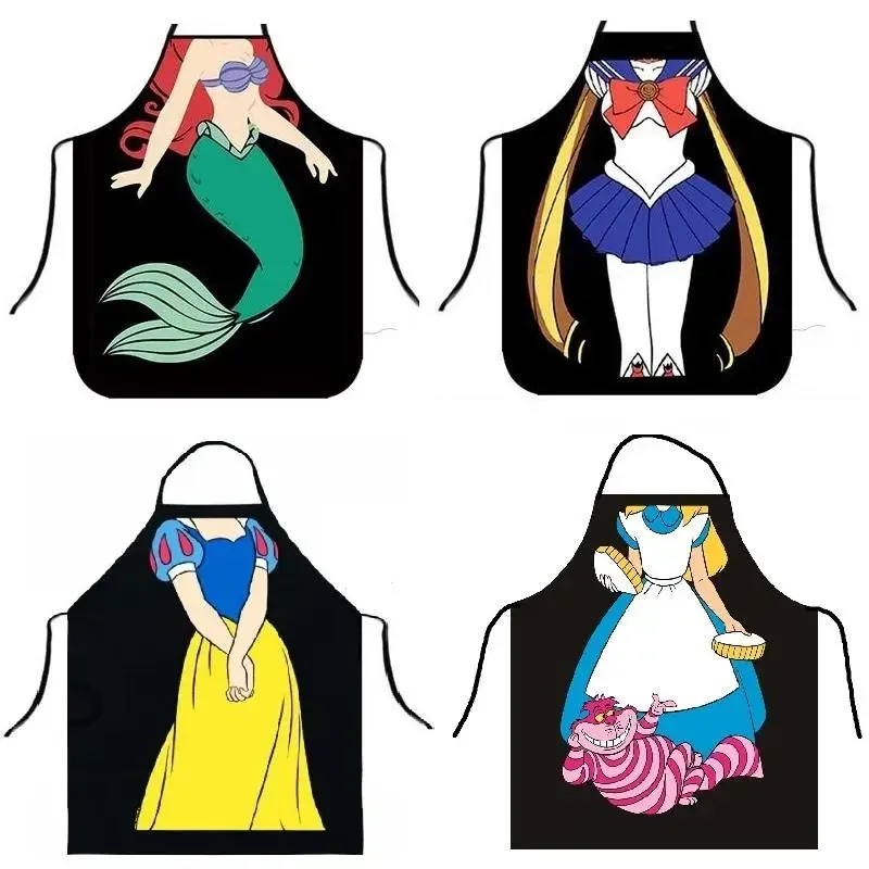 Sexy Apron Creative Kitchen Apron Funny Mermaid Women Aprons Dinner Party Cooking Apron Adult Baking Accessories фартук Delantal