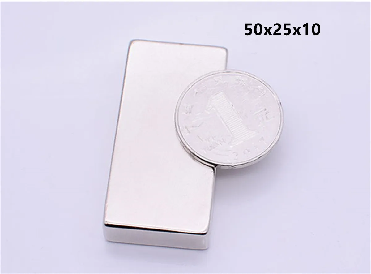 50x50x25mm Big Strong Square Magnets Block Magnet 50x50x20mm For Home Refrigerators, Offices DIY 100*20*10