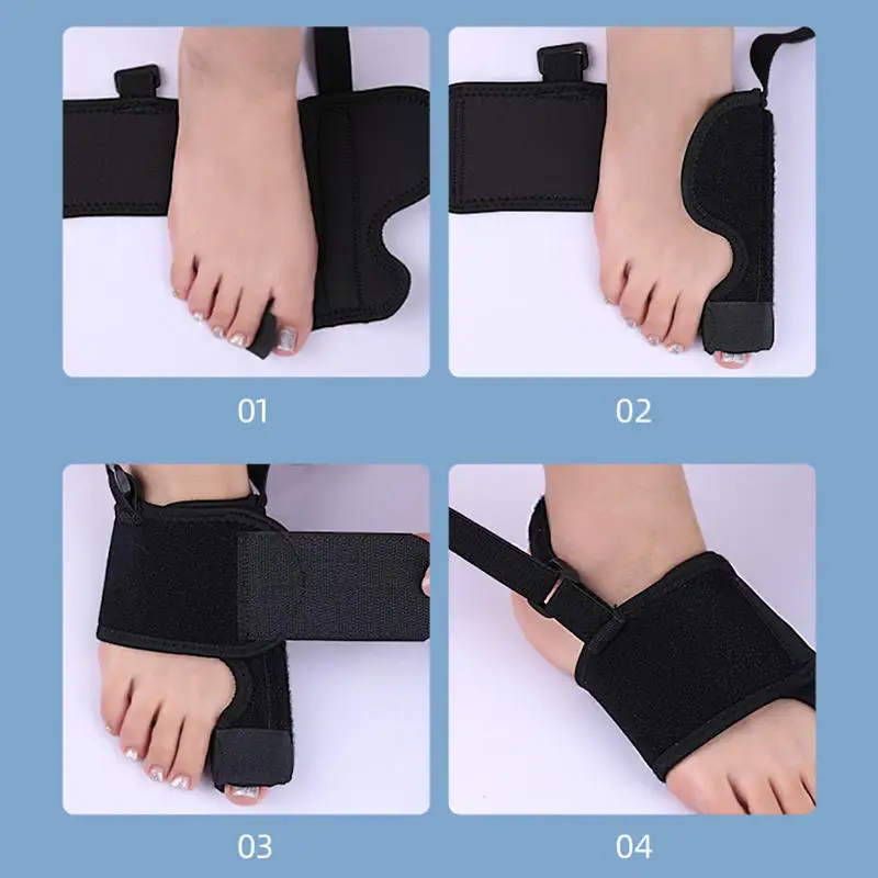 

1pcs Silicone Toe Separator Bunion Corrector Hammer Toe Corrector Material for Toe Separation Foot Care Tool