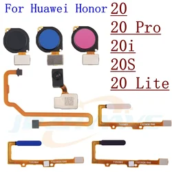 Original For Huawei Honor 20 Pro 20 Lite 20i 20S Fingerprint Sensor Touch ID Connect Motherboard Home Button Extension Flex