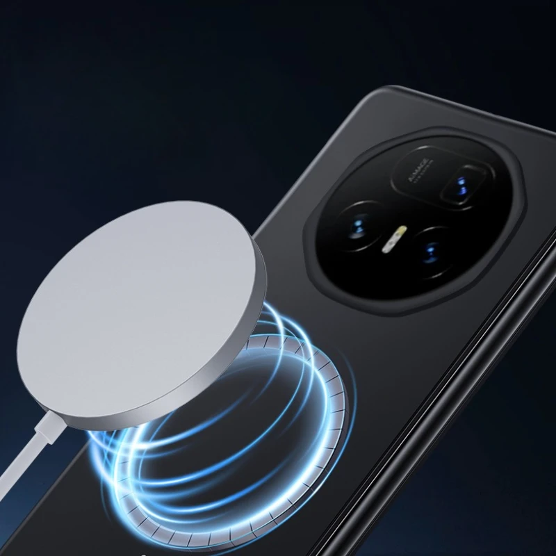 الجلد يشعر المغناطيسي شحن لاسلكي جراب هاتف ل الشرف ماجيك V2 V3 V5 VS2 VS3 ل Magsafe رقيقة جدا PC للصدمات الغطاء الخلفي #4