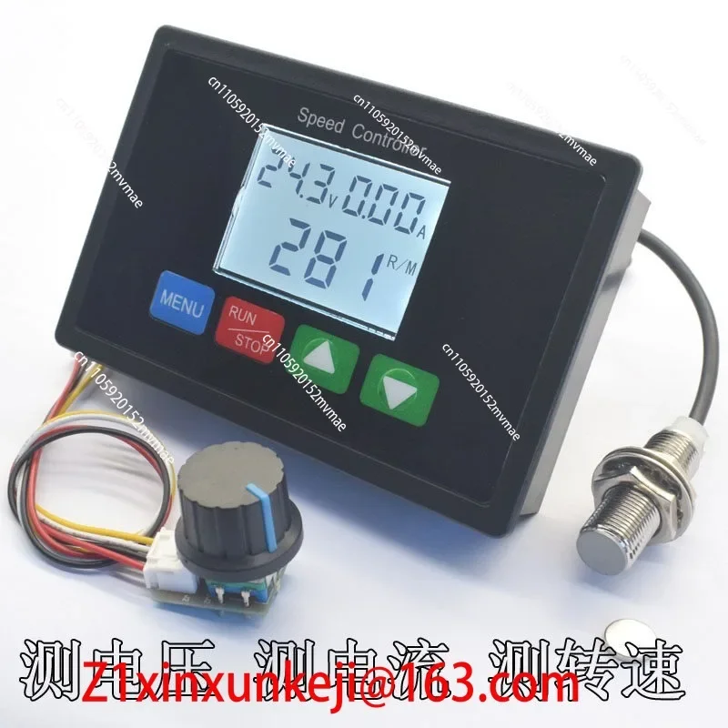DC Motor Governor, Tachometer, Tachometer 12V24V36V48 Stall Protector, Voltage Ammeter