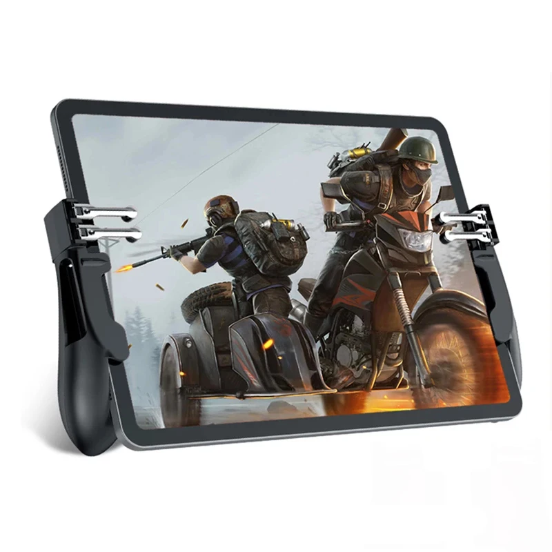 

H11 PUBG Gamepad, Six Finger Mobile Controller, Game Joystick, Handle for iPad, Tablet, L1R1, Fire Button, Trigger