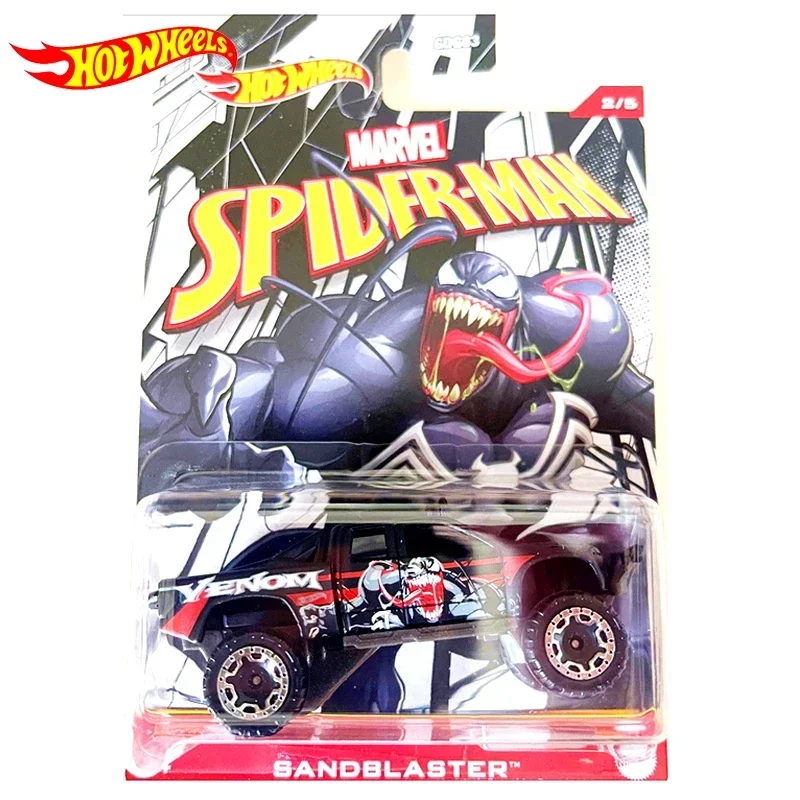 Original Hot Wheels Car Marvel Spiderman Diecast 1:64 Voiture Circle Tracker Camaro Chevy Kids Boys Toys for Children Birthday