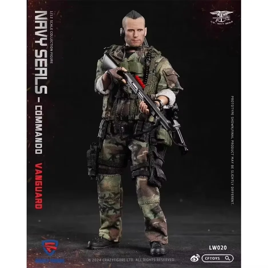 In Stock Cftoys 1/12 Action Figure Model Seals Special Forces Assault Squad Leader Lw019 Lw020 Complete Collection Level Toy Gif