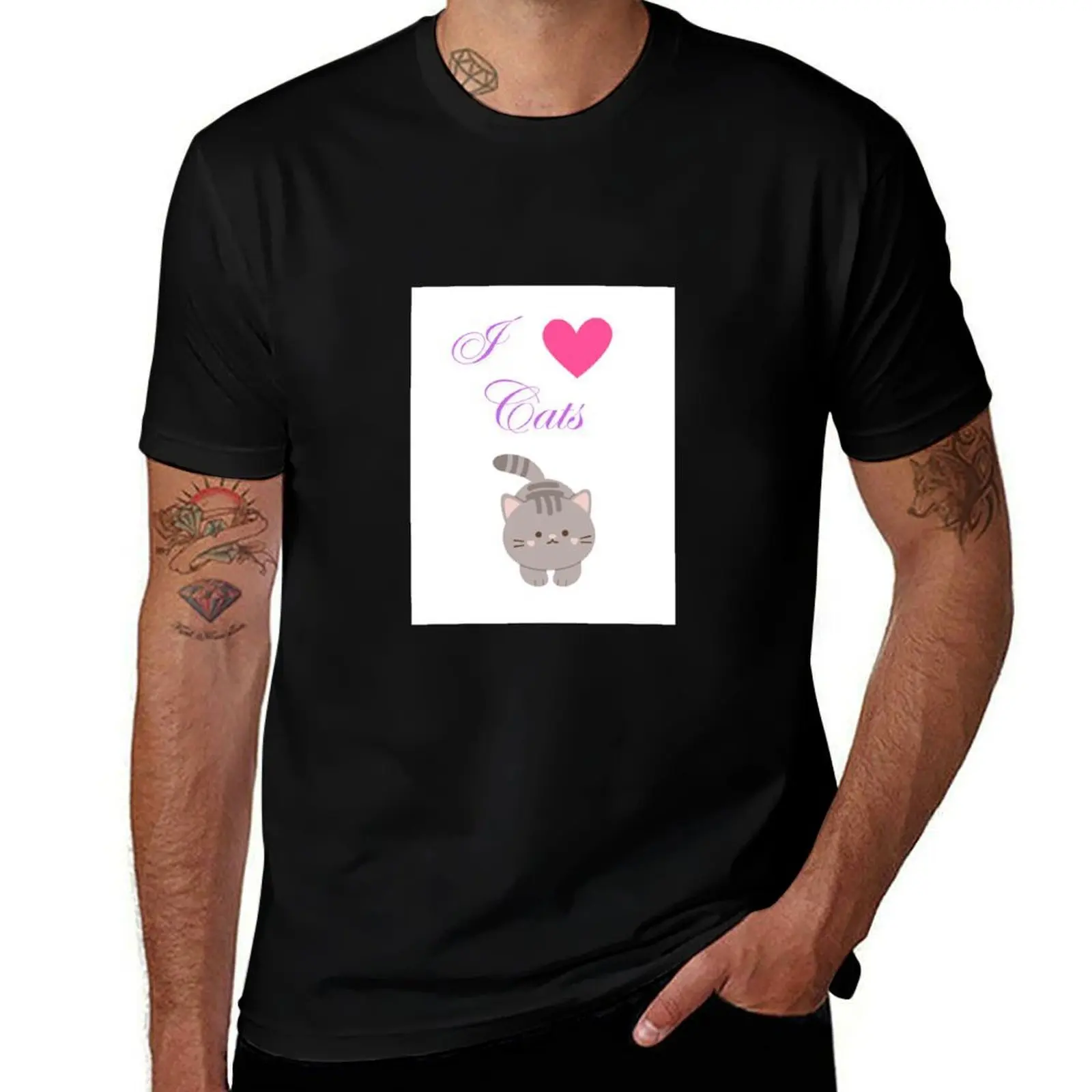 

Love Cats T-Shirt sublime blacks customizeds men t shirts