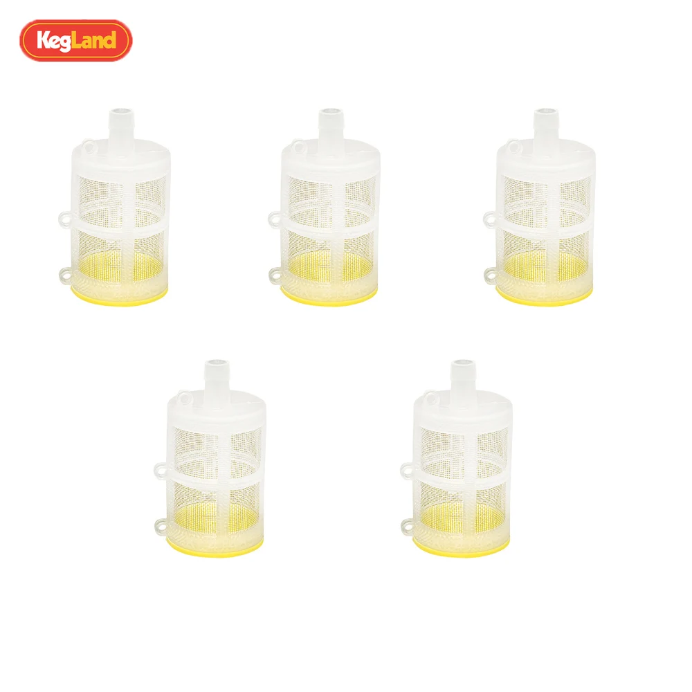 KegLand 5PCS Weighted Floating Dip Tube Filter Brew Sediment Strainer Home Brewing